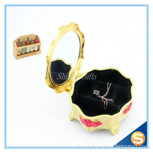 Shinny Gifts Mirror Box Wholesale Mirrored jewelry box for wedding favors gifts